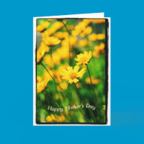 Happy Mother's Day Yellow Flowers cards