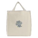 Happy Mushroom House Tote embroidered bags by silly_strings Happy Mushroom House Tote embroidered bags