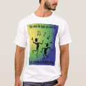 Happy Music- blue/green t-shirts by tmolinelli Happy Music- blue/green t-shirts