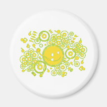 Happy_Music Refrigerator Magnet