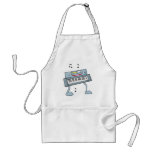 Happy Musical Keyboard Performer aprons