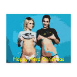 Happy Nerd Christmas postcards