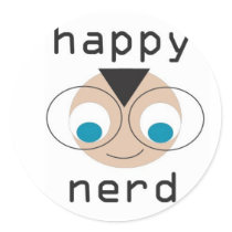 happy nerd stickers by dandee_designs happy nerd stickers