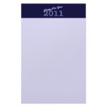 Happy New 2011 blue Customized Stationery