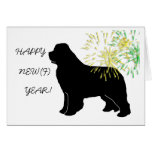 Happy New Newf Year Greeting Cards
