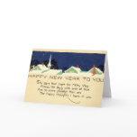 Happy New Year 1915 Vintage Greeting Card