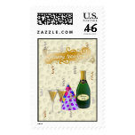 Happy New Year 2006 ChampagneToast Postage Stamp