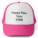 Happy New Year 2008 hats