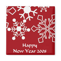 Happy New Year 2008 Magnet