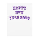 Happy New Year 2008 (PURPLE) postcards by yureee Happy New Year 2008 (PURPLE) postcards