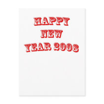 Happy New Year 2008 (RED) postcards