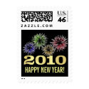 Happy New Year 2010 - Holiday Postage Stamps