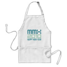 Happy New Year 2010 (MMX) Apron