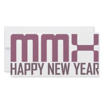 Happy New Year 2010 (MMX) Photo Cards
