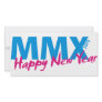 Happy New Year 2010 (MMX) Photo Greeting Card