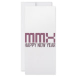 Happy New Year 2010 (MMX) Rack Card Design