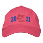 Happy New Year 2011 Cap Embroidered Hats