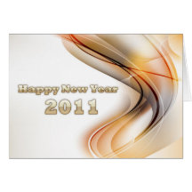 HAPPY NEW YEAR 2011 GREETING CARD