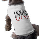 Happy New Year 2011 red black Dog T-shirt
