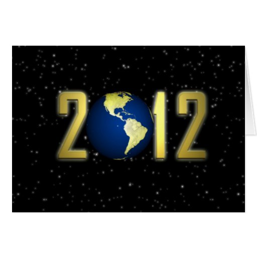 Happy new year 2012 Earth Card