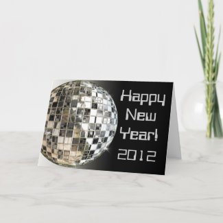 Happy New Year 2012 Greeting Cards card