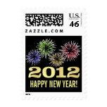 Happy New Year 2012 - Holiday Postage Stamps