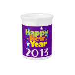 Happy New Year 2013 Beverage Pitcher