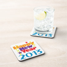 Happy New Year 2013 Coasters