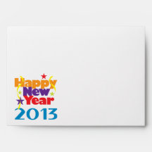 Happy New Year 2013 Envelopes