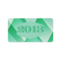 "Happy New Year" 2013 Label/Sticker