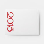 Happy New Year 2013 red black A2 Envelope