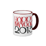 Happy New Year 2013 red black Mug