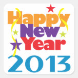 Happy New Year 2013 Sticker