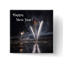 Happy New Year #3 buttons