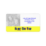 Happy New Year labels