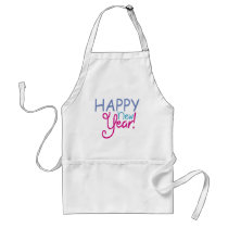 Happy New Year aprons by newyears_tshirts Happy New Year aprons