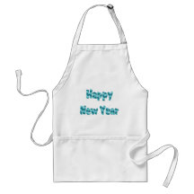 happy new year aprons
