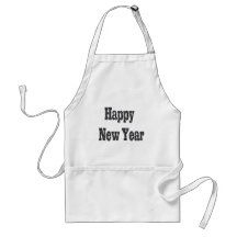 happy new year aprons