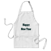 happy new year aprons