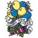 Happy New Year Balloons Tees and Gifts t-shirts