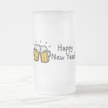 Happy New Year Beer Mug