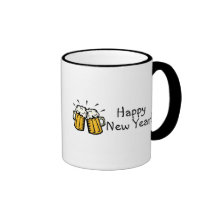 Happy New Year Beer Mugs
