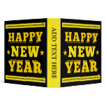 Happy New Year Vinyl Binders