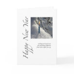 This card expresses the essence of fresh starts and new beginnings after the holidays. Happy New Year Branching Out Greeting Card
