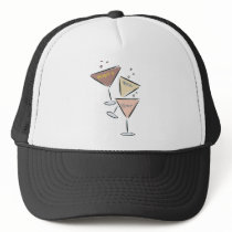 Happy New Year Bubbly Trucker Hats