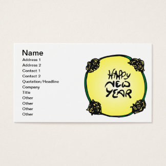 Happy New Year Business Cards &amp; Templates | Zazzle