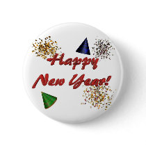 Happy New Year Button by www_MoodyOnes_net Happy New Year Button