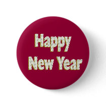 happy new year buttons