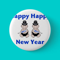 Happy New Year buttons