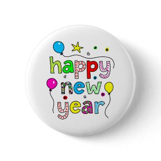 Happy New Year button